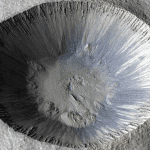 Mars crater 