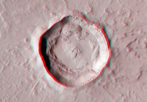 Mars crater