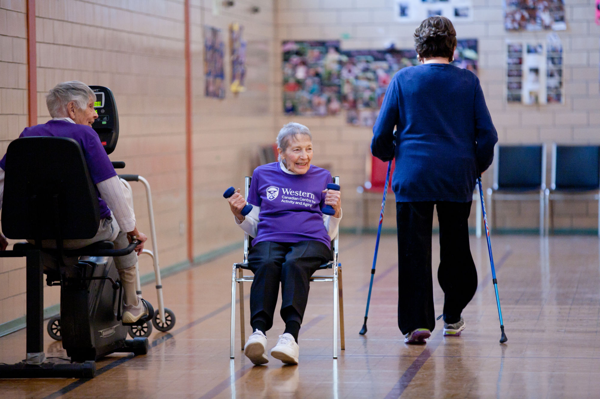 Red-carpet debut for senior stars of exercise video