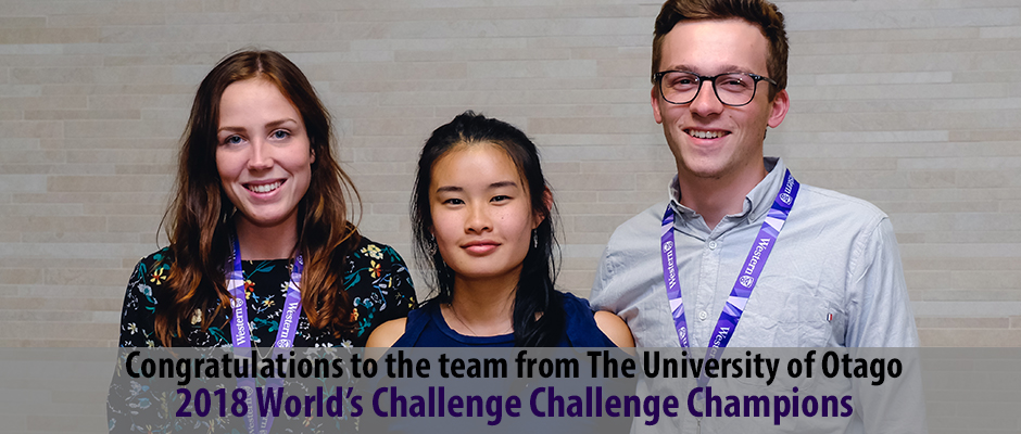 ‘Fueled’ by electric cars, the University of Otago wins 2018 World’s Challenge Challenge
