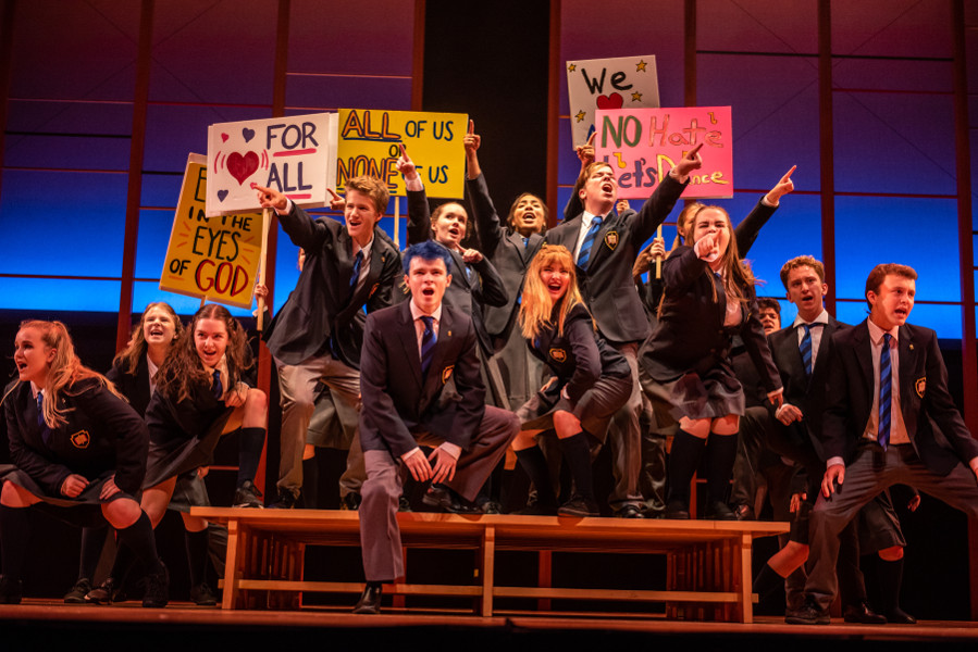 High School Project launches Business Cares Food Drive showing we are ‘stronger together’