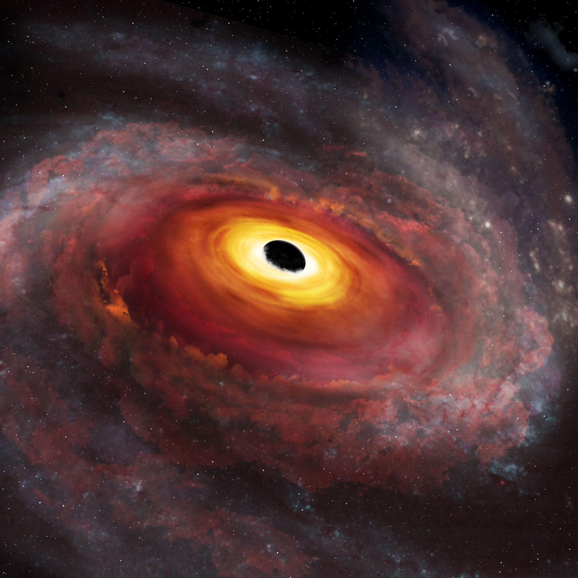 Astronomers detect most energetic outflow from a distant quasar