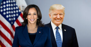 Harris and Trump