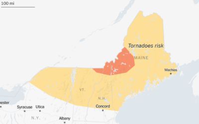 Tornadoes in Maine? A Rare Forecast for Parts of U.S. and Canada | The New York Times